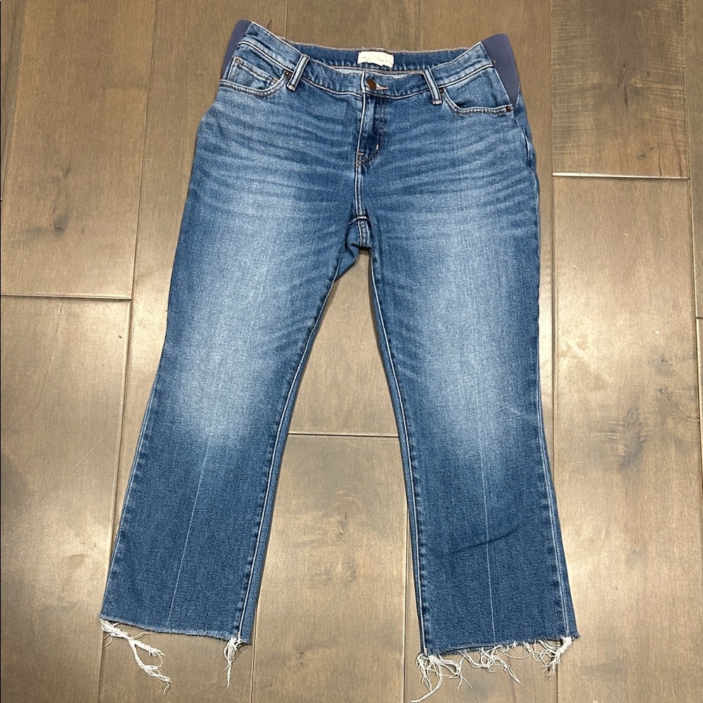 Hatch Maternity Ankle Crop Jeans Size 28
